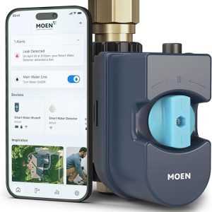 Omnuvira Smart Water Monitor Water Leak Detector for 1-Inch Diameter Pipe, 900-006